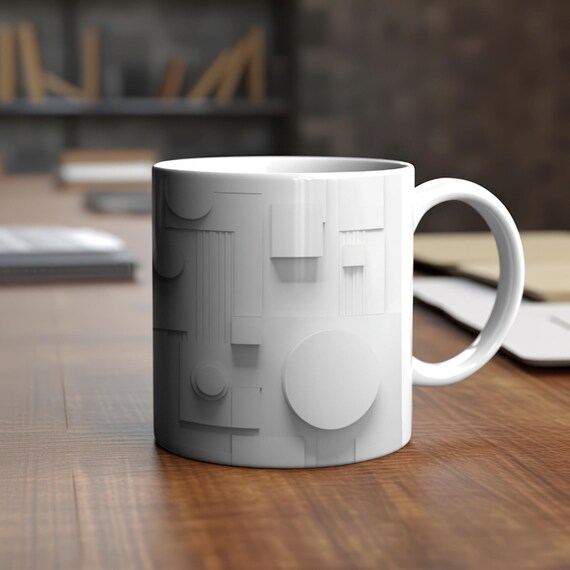 抽象模様 食器セット 陶器製 陶器製の抽象模様カップ 陶器製の抽象