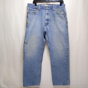 Levi&#39;s 505 Regular Fit Men W36 L30 Straight Leg Mid-Rise Jeans Red Tag Vintage Well Worn Feel HTF