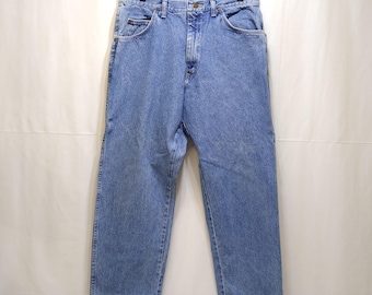 Wrangler Jeans Men W36 Regular Fit Classic Heavy Duty Faded EUC Vintage A029-036 USA