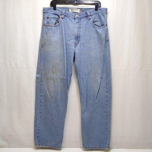 Levi&#39;s 505 Regular Fit Men 36x29 Straight Leg Mid-Rise Jeans Red Tag Vintage Denim Durable