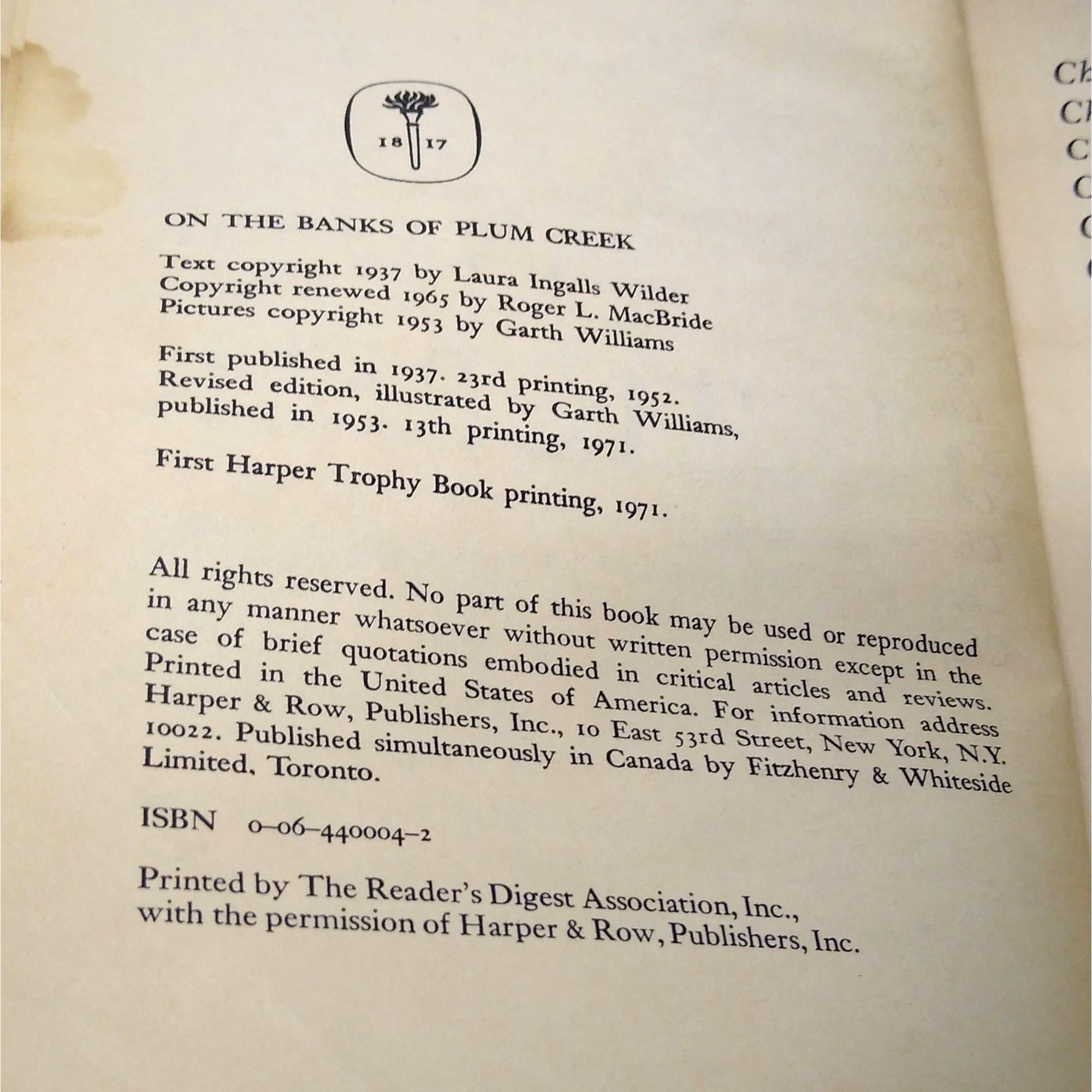 Vintage Harper Trophy Books: Charlotte's Web & Laura Ingalls Wilder - Etsy