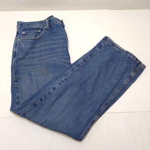 Levi&#39;s 559 Relaxed Straight Fit Vintage Denim Blue Jeans 38x30 Red Tag EUC