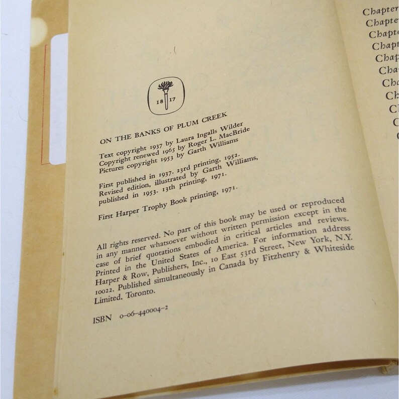 Vintage Harper Trophy Books: Charlotte's Web & Laura Ingalls Wilder - Etsy