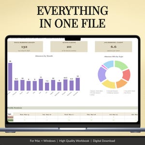Client Session Tracker Spreadsheet - preview image 3 of 12