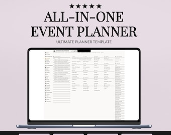 Automatisierter Eventplaner mit integrierter KI-Unterstützung | Für jeden Anlass | Sofort-Download für Excel