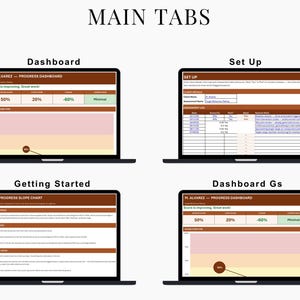 ABA Progress Chart Spreadsheet for Behavior Analysts, Baseline to Current Score Graph - preview image 3 of 10