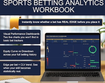 Sports Betting Model | Autonomous Logging, Odds Converter, Value Finder (Excel, Google Sheets)