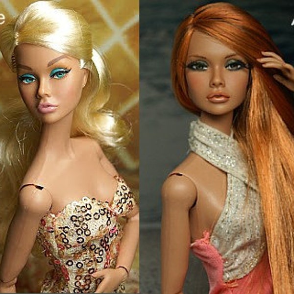 Commission spot for Full Reroot for your Vinyl 12" Fashion Doll --Fashion Royalty, Poppy Parker, Integrity, Momoko