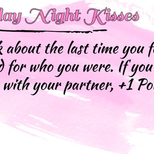 Friday Night Kisses-Ein Romantisches Spiel Abend Abenteuer