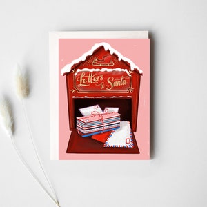Letters To Santa Christmas Card Set of 4