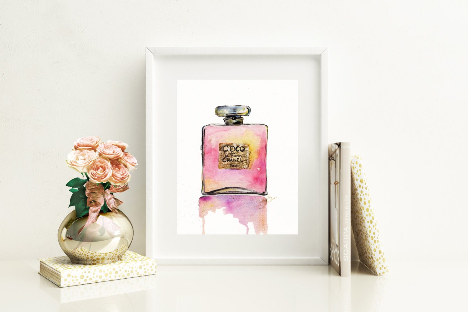 Chanel Perfume Bottle Print