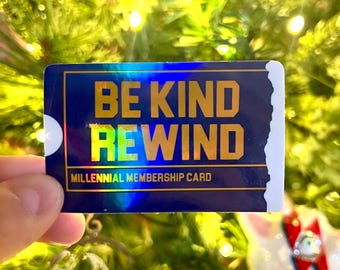 90’s Nostalgia Movie Rental Sticker