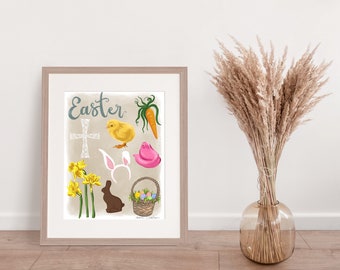 Easter Print of Illustration