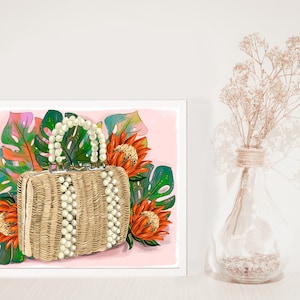 Sophia’s Purse Botanical  Art Print
