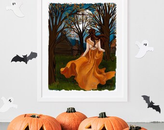 Salem, Massachusetts Pioneer Village Fashion Illustration in Print