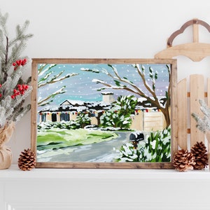 Golden Girls Richmond Street House In Winter Limited Edition 5x7 Print