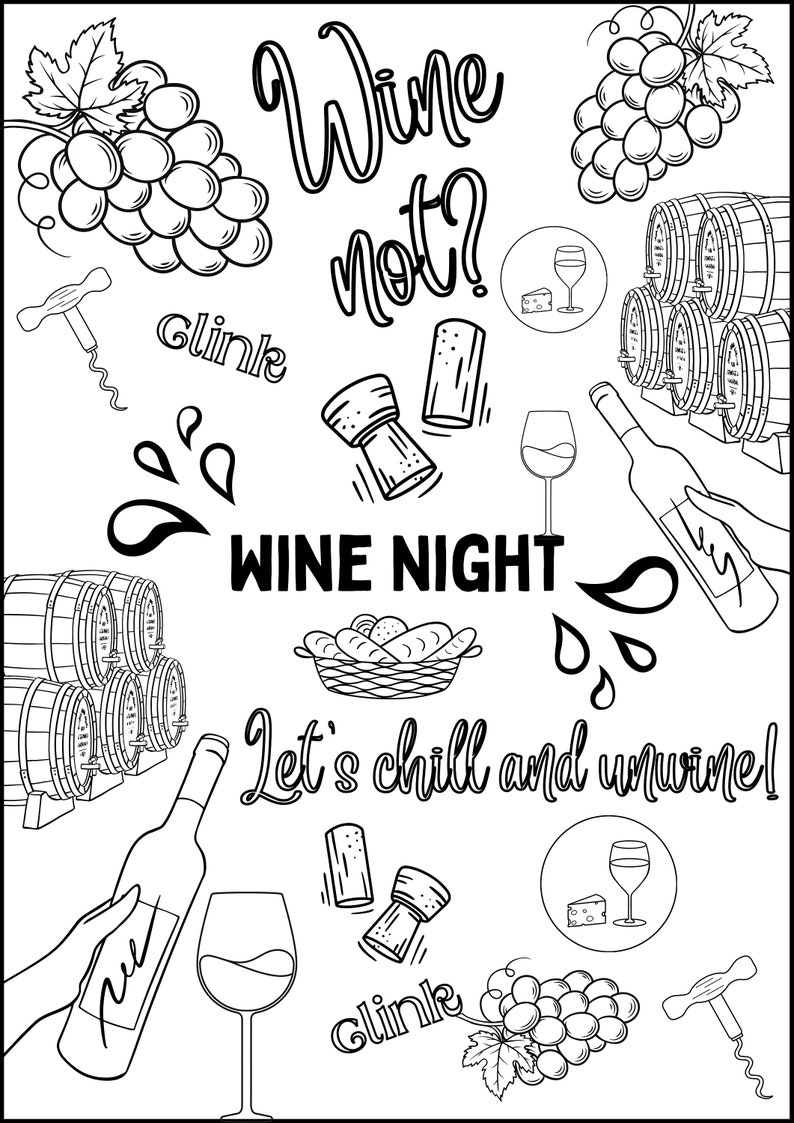 Colouring Pages for Adults Printables, Digital Download Colouring ...