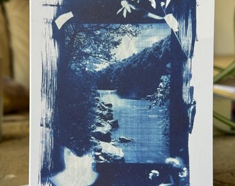 Cumberland Falls, KY Sun Print Greeting Card