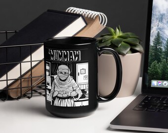 Mummaw Mummy Black Glossy Mug