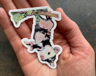Petunia Possum Sticker