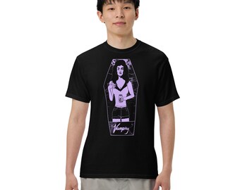 Vampiry Holler Horror Unisex garment-dyed heavyweight t-shirt