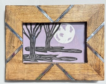 Illumination 2 Signed and Framed Block Print on Paper Limited