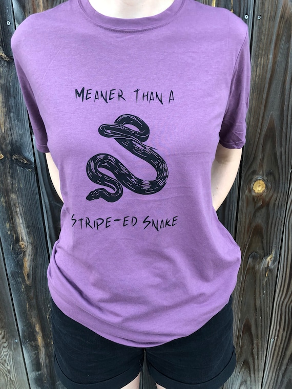 Meaner Than A Snake Adult or Youth Tee - Etsy