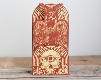 Screenprinted Shrine Red