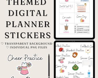 Sport Planer Sticker: Digital Mom Sticker (PNG, PDF)
