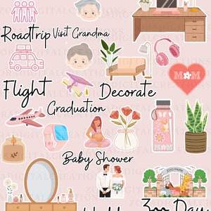 Mom Life Stickers
holiday stickers, digital planner stickers, Christmas stickers, festive planner stickers, winter stickers, holiday planning, digital stickers bundle, GoodNotes stickers, Notability stickers, planner accessories