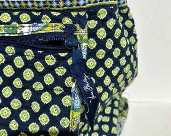 Vera Bradley Cambridge Bag: Green Blue Floral Purse, Retired  display picture 1