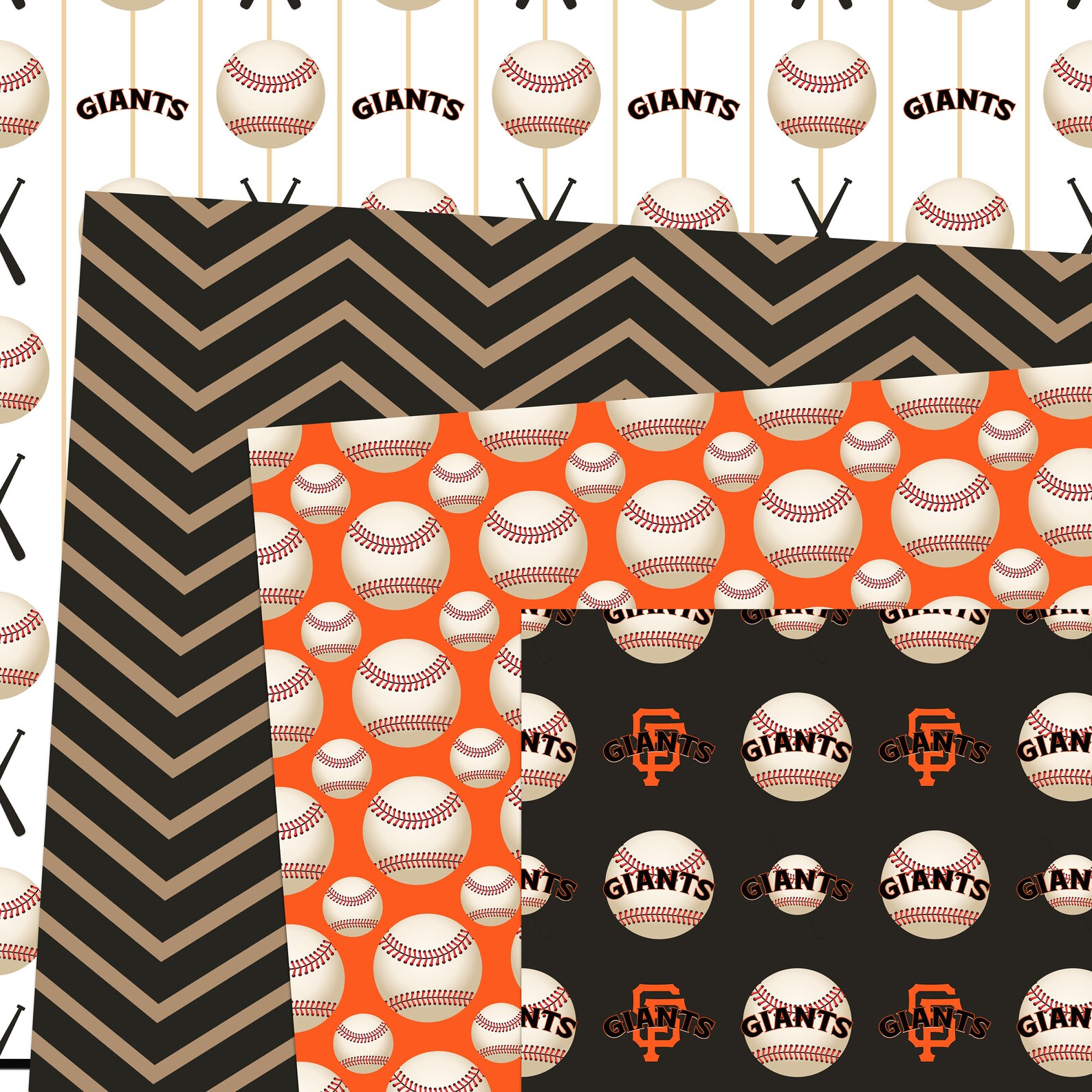 36 Blue Black Orange Tan and White Baseball Team Inspired Etsy