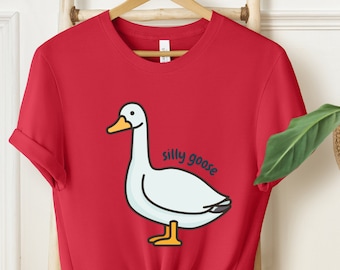 Silly Goose T-Shirt, Funny Goose Graphic Tee
