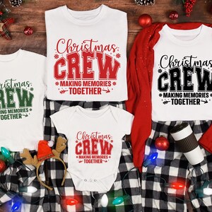 Christmas Crew Matching Shirt, Family Holiday Sweatshirt