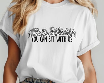 You Can Sit With Us- Easter Unisex Graphic Tee main image 1