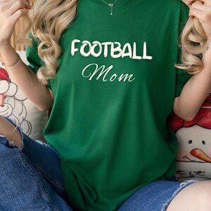 Football Mom Shirts Personalized Glitter, plus size, off shoulder sweatshirt, football sweatshirt, football mom tees, football hoodies