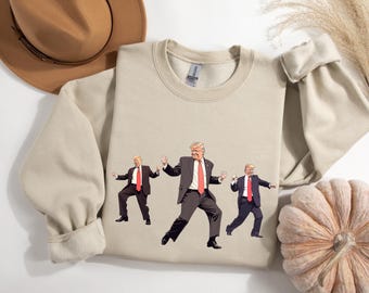 Dancing Trump Shirt, Funny Trump Shirt, Trump Vance Sweatshirt, Trump 2024 Sweatshirt, Daddys Home, Republican Sweatshirt, Funny Trump Gift