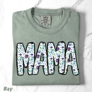 Comfort Colors® Vintage floral Mama t-shirt, Retro Mama Shirt, Mothers Day Gift, Mama Shirt, Gift for Mom, Mom Shirt, Trendy Mama Shirt