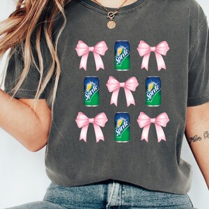 Pink Bow Coquette Shirt: Vintage Sprite Collage Tee