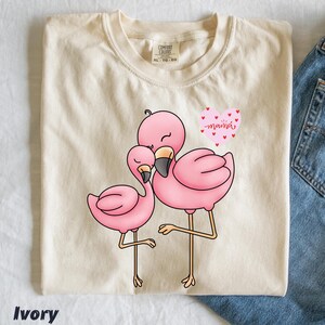 Comfort Colors® Flamingo Mama t-shirt, Retro Mama Shirt, Custom Mothers Day Gift, Mama Shirt, Gift for Mom, Mom Shirt, Trendy Mama Shirt