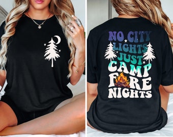 Campfire Nights Sweatshirt: Camping Lover Gift