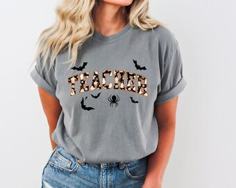 Comfort Colors Halloween Teacher Shirt: Spooky Season Tee