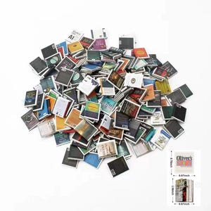 Vintage Pocket Edition Anxiety Bookcase, Customizable Mini Bookshelf, Personalized Mental Health Gift,Book Lover Gift,Gift for Readers 200 Mini books only