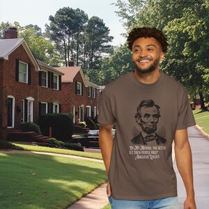 Camiseta de On My Momma, Abraham Lincoln, profesor de historia, camiseta de Lincoln, camiseta divertida de historia, cita de Abraham Lincoln, camiseta de la Guerra Civil