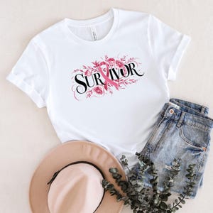 Survivor Shirt, Breast Cancer Survivor Shirt, Breast Cancer Awareness Gift,  October, Pink, Survivor Shirt, Survivor Gift,