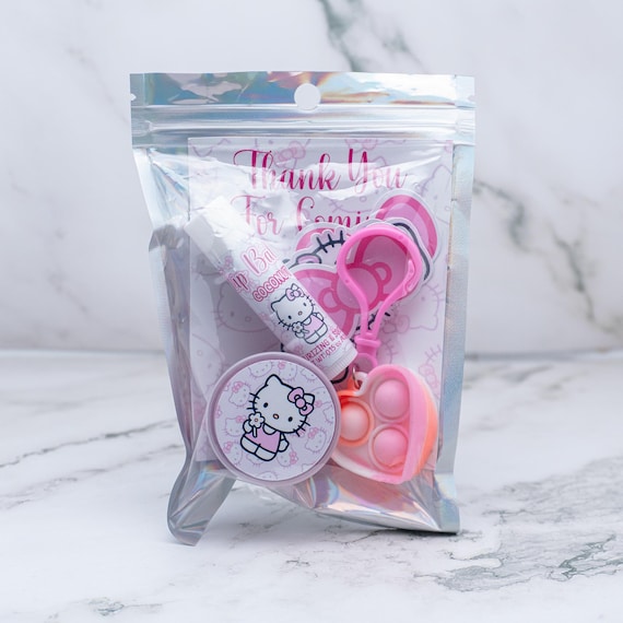 Kitty  Favor Box Fillers-  Personalized Name & Age - Cute Cat Birthday Party Decor -Kids Party Favors - Personalized Kitty Theme