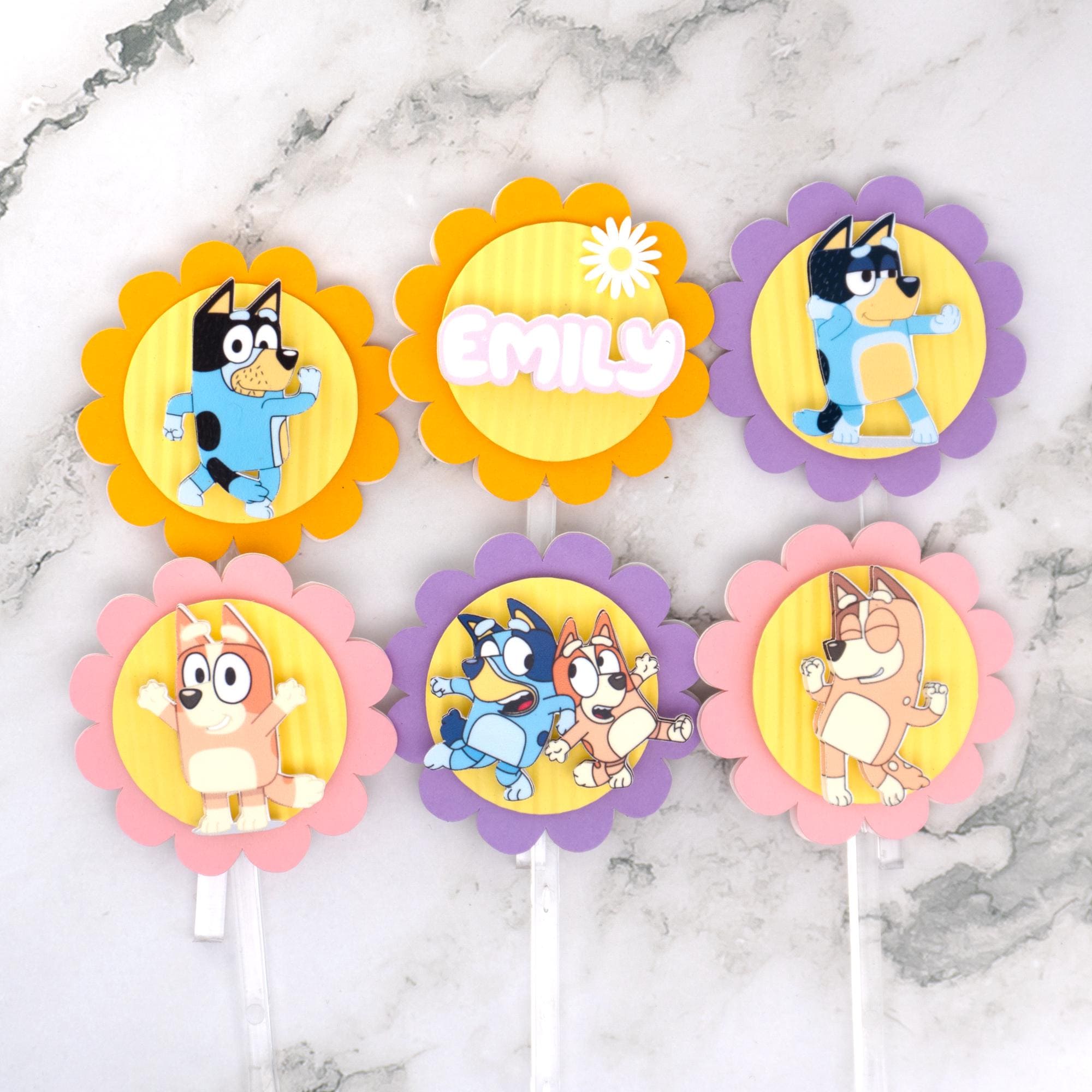 3D Cupcake Toppers (Set of 12)