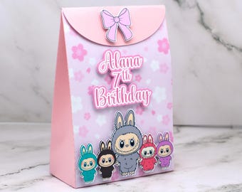 Kawaii Monster Party Geschenk Tasche - Geburtstag Goody Bag - Party Handouts - Kinder Partygeschenke - Hase Monster Thema - Geschenkbeutel Dekoration