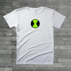 Ben Ten Logo Tee, Hard Cartoon Shirt, Y2K Logo Tshirt, Omnitrix