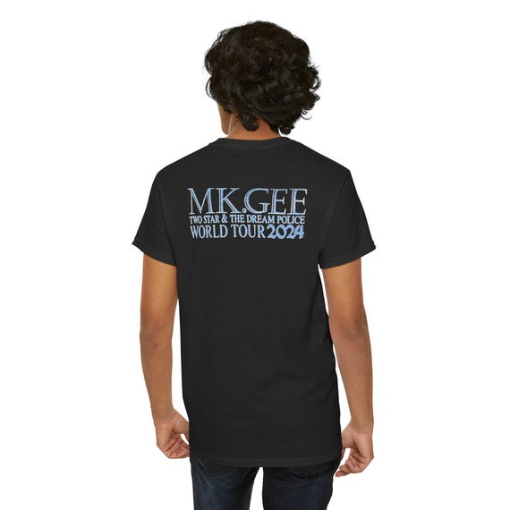 Mk.gee 2024 World Tour Unisex Heavy Cotton Tee, Mkgee Tour